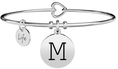 KIDULT - Bracciale Donna - Iniziale M | Emozioni - 231555M