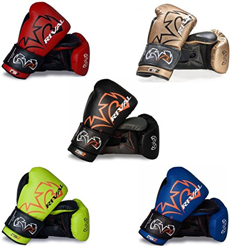 Rival RS11V Evolution Boxhandschuhe, 396,9 g, 453,6 g, 510,3 g, Sparring-Handschuhe für Kickboxen und Boxtraining, Klettverschluss-Boxhandschuhe