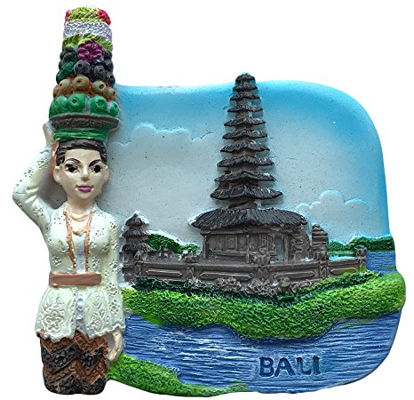 wedaredai Bali Indonesien 3D Kühlschrank Magnet Reise Aufkleber Souvenirs Collection, Home & Küche Dekoration Bali Kühlschrankmagnet aus China