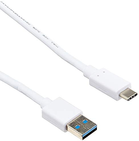 Helos Lade-/Datenkabel USB Type-C - USB-3.1-A-Stecker 1 m weiß - Digital/Daten - Datenkabel, 181543