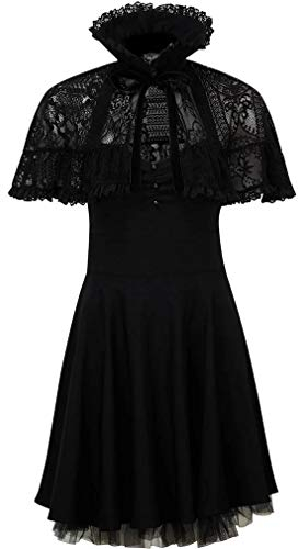 Killstar Halter Kleid mit Schulterjäckchen - Ambrose XXL