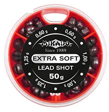 Mikado 50g weiches mittleres Bleischrot Softblei Klemmblei 0,60g - 1,25g