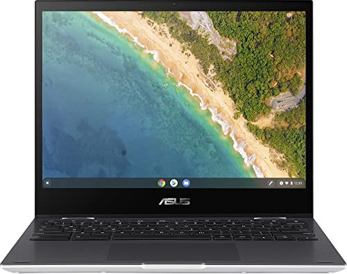 ASUS Chromebook CM3200FDA-HW0015 Ordinateur Portable Tactile et Convertible 12 HD (MT 8192, RAM 4 Go, eMMC 64 Go, ChromeOS) Clavier AZERTY Français