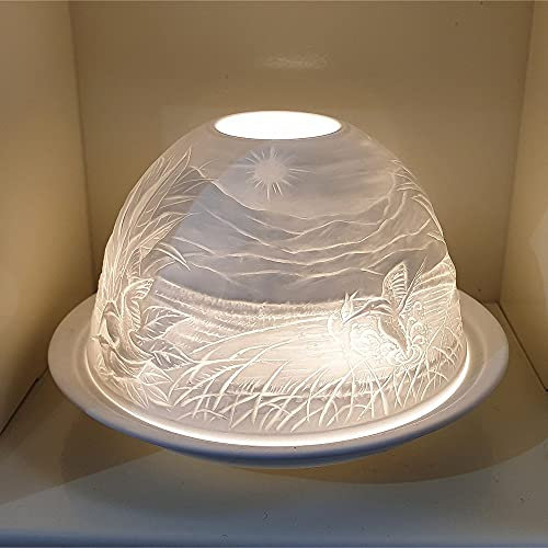 Nordic Light s Kerzenschirm Eisvogel