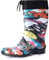 Ladeheid Gummistiefel Damen mit Stulpe Wasserdicht Regenstiefel für Jede Jahreszeit LA-968 (Zeitung, 36 EU)