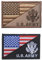 Froiny 2 Stücke Emblem Patches American Flag Navy Us Bestickte Militärabzeichen Patches Für Hüte Rucksäcke Jacken, Braun