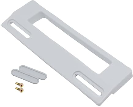 ANAKEL HOME Recambio Tirador Frigorífico Universal Adaptable I 9-17 cm entre Agujeros I Incluye tapas y tornillos I Color Blanco