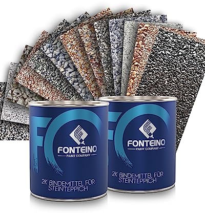 Moquette de pierre - Granulat de marbre + liant époxy - Revetement de sol pour Terrasse, bords de piscine - Noir 1-4mm - 25KG