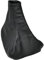 AERZETIX - C59248 - Schalthebelmanschette aus echtem schwarzem leder - kompatibel mit Jaguar X-Type 2001-2009 - farbe: schwarz mit schwarz nähten - für manuelles getriebe