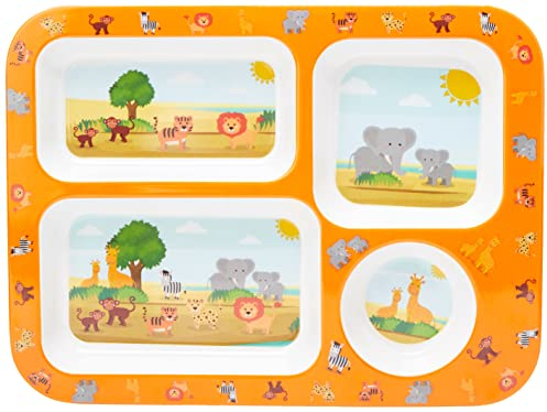 Lesser & Pavey Little Stars Futtertablett | Zoo Design | 1 Stück | 33 cm x 23 cm x 2 cm