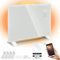 Electric Heater,2000W WiFi Convector Radiator Heater/Adjustable 3 Heat Settings,Free Standing Bedroom/Kitchen, Electrical Convection Heating with Adjustable Thermostat (White)