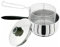 Stainless Steel Chip Pan with Basket And lid -Silver 20 cm-3 Litre