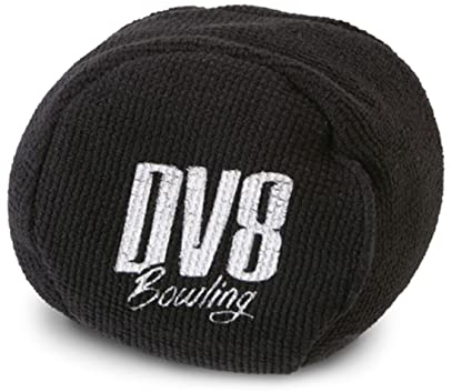 EMAX | DV8 - Xtra Large Grip Ball | Bowling Mikrofaser Grip Sack | Grip Bag Schwarz | Bowling-Zubehör Talkum | Bowling-Ausrüstung