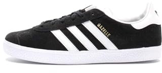 adidas Gazelle, Scarpe da Ginnastica Unisex - Bambini e ragazzi, Nero Core Black Footwear White Gold Metallic, 36 EU
