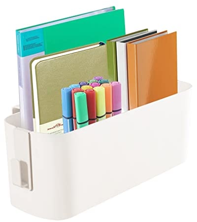 Indrnif Bett Organizer zum Einhängen Robuste Nachttisch Caddy zum Aufhängen Betttaschen Hochbett mit 2Haken Schlafsaal Bett Hängen Aufbewahrungskorb Bettaufhänger für Magazin Spielzeug Handy