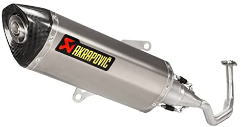 POT MAXISCOOTER AKRAPOVIC POUR YAMAHA 125 XMAX ABS +2020 (SILENCIEUX SEUL SILVER) (S-Y125SO5-HRSS-1) (HOMOLOGUE CE)