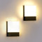 ledmo 2 Stücke 15W LED Wandleuchten Aussen/Innen Wandlampe Auf und ab Beleuchtung LED Außenleuchten 3000K Warmweiß Wandlampen IP65 Wasserdichte Wandleuchte Schwarz