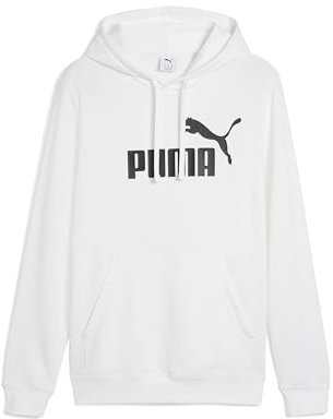 PUMA ESS No. 1 Logo Hoodie TR, Sudaderas con Capucha Hombre, PUMA White, XL