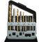 Screw Extractor and Left Hand Drill Bits Set, 10 Pieces