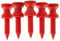 TH Golf x100 Pcs Bamboo Red Castle Golf Tees 32mm Biodegradable Eco Friendly Sustainable