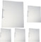 Kangaro Ringbuch, Format A4, 2 Ringe O-Mechanik, Kapazität 25mm, Material PP, Farbe transparent (Packung mit 5)