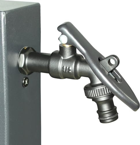 Robinets d'extérieur The Garden Le robinet d'eau extérieur verrouille les robinets en laiton à l'extérieur du robinet d'eau extérieur en laiton résistant au gel 1/2 vanne de sortie for robinet d'eau d