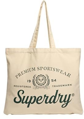 Superdry Damen Damen Tote Naturbraun/Emaillegrün 1SIZE