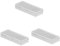 Ipetboom 3 Stk Pillendose Pillenbeutel Mini Fächer Kette Abteil Pille Mit Rostfreiem Fach Transparent Abnehmer Bunker Drei Snack Tragbares Pillenetui Gadgets Uhr Silver Rostfreier Stahl
