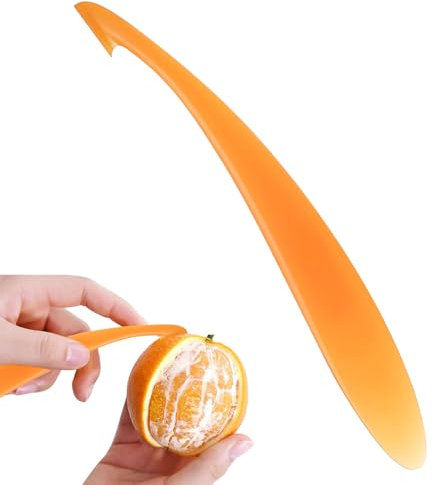 Orange Peeler,1 PCS Plastic Orange Peeler Tool,Citrus Peeler,Long Handled Peeler for Orange,Fruit Peeling Tool for Orange,Orange Peeler Tool for Lemon,Orange,Mango