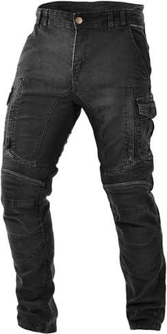 Trilobite Acid Scrambler 2.0 Monolayer Motorrad Jeans, schwarz, 30/32 | Denim
