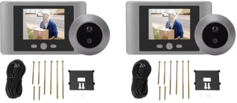 LYEAA Mini Peephole Smart Wireless Door Viewer Camera with PIR Motion Detection Night Vision Video doorbell