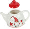 IMIKEYA Teiera Natalizia Teapot Decorativo per da per Viaggi e Feste