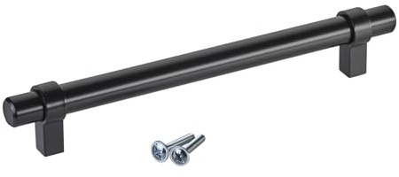 SOTECH Möbelgriff G20 BA 160 mm Stahl matt lackiert | Stangengriff Ø 14 mm Relinggriff Gesamtlänge 200 mm
