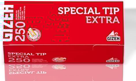 Gizeh Special Tip Extra 250er Box Filterhülsen 80 Boxen (20.000x Tubes)