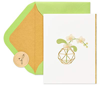 Papyrus Thank You Card (Thank You Orchid)
