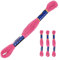 3 Docken Stickgarn je ca. 8m Sticktwist 100% Baumwolle Stickerei verschiedene Farbwahl, Farbe :3332 rosa