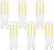 G9 LED 4W Kaltweiß 6000K, 400LM, 33W 40W G9 Halogenlampe ersetzt, Stiftsockellampe LED Kaltweiss für Spiegelleuchte Kristallleuchter Tischlampe, Nicht Dimmbar, 6er-Set