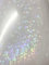 Syntego Self Adhesive Transparent Holographic Vinyl Overlay Sheets Stickers (1 Sheet, Broken Glass)
