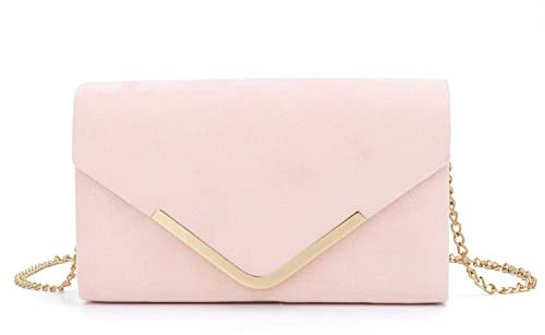 LUI SUI Femmes Faux Cuir Enveloppe Sac À Main De Mariée Mariage Soirée Embrayage Partie Bourse
