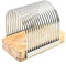 Bread Slicer, Stainless Steel Manual Bread Slicer, Compact Bread Cutter Even Thickness Manual Bread Cutting Board for Homemade Bread, Cakes, Bagels