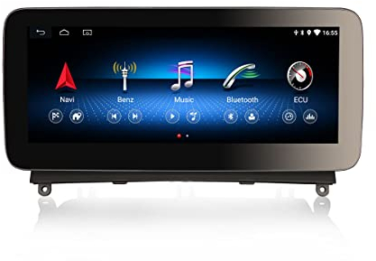 Erisin 8 Kern Android 14 Autoradio für Mercedes Benz C-Classe W204 S204 NTG 4.0 GPS Navigation Carplay Android Auto DSP Bluetooth 5.0 Canbus WiFi OEM Radio 10.25 Zoll IPS Bildschirm
