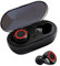 LAURAG Auriculares reales wirel BT5.0,Y50 True Wirel BT5.0 Auriculares musicales Auriculares in-ear Touch Control Auriculares deportivos con micrófono Funda de carga de 450 mAh