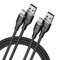 VOLTME Cable USB C Carga Rapida 60W, [1.8M, 2 pack] Cable USB A USB C Nylon Trenzado Compatible con iPhone 15 Pro Max, Galaxy S24 S23 S22, Huawei P50 P40 P30, Google Pixel, Negro
