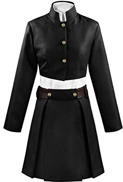 ZENAHA Kugisaki Nobara Cosplay Costume Anime Tenue Uniforme Pour Halloween Noël,Black-S