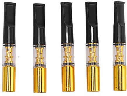 CaCaCook Porte-Cigarette Filtre, 5 Pcs Portable Réutilisable Fumée Tar Filtre Porte-Cigarette pour Hommes