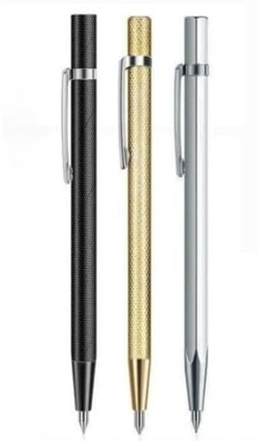 Tilelux, penna tagliapiastrelle in ceramica, portatile, a punta in ceramica, penna per tagliapiastrelle in metallo, per vetro, penna a punta rigida (3 colori)