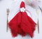 Stoffservietten mit Fransen, 100 % weiche Baumwolle, für Frühling, Ostern, Gaze, waschbare Servietten für Hochzeit, Dekoration, Dinnerpartys, 40,6 x 40,6 cm, Rot, 12 Stück