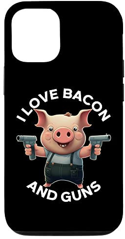 Ich liebe Speck und Waffen - Redneck und Cowboy Hülle für iPhone 13
