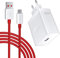 65W Caricatore Rapido con Cavo USB C 1M SUPER VOOC Charge per OnePlus 10Pro Nord CE 3 2 Lite,Caricatore Rapido Charge VOOC con Cavo USB Type-C per OPPO Find X5 X3/2 Neo/Reno12 11F 10Pro,realme GT NEO2