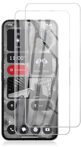 HeeYeal Cristal Templado Protector de Pantalla para Nothing phone (2a) 5G | [2 Piezas]9H Dureza Vidrio Templado, Ultrarresistente Anti Arañazos, HD Cristal Templado Compatible con Nothing phone (2a) 5G